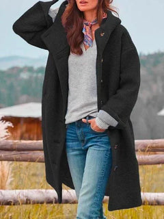 AlpenAura Mantel in Schwarz