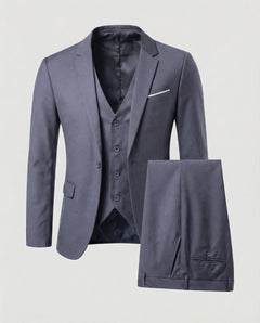 Michael | Herren Eleganter Slim-Fit Anzug in Grau