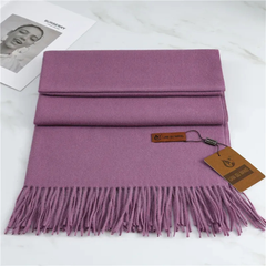 Mila | Warmer Kuscheliger Winter-Schal in Lila