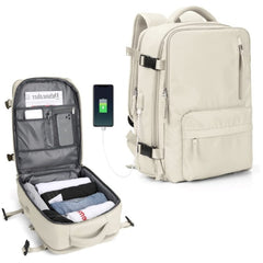 TrekVault – Wasserdichter Haven-Rucksack in Beige