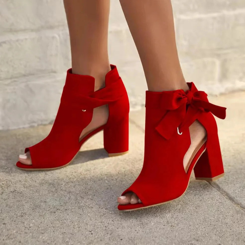 Moderne Damenstiefel mit Absatz | Bequeme