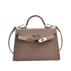 Moderne Designer-Handtasche für Damen | Klein in Beige
