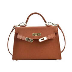 Moderne Designer-Handtasche für Damen | Klein in Braun