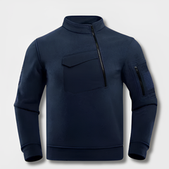 Moderne taktische Fleecejacke - Georgius in Blau
