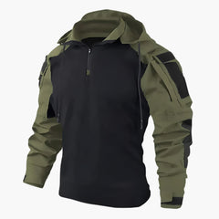 Moderne taktische Outdoor-Jacke - Benjamin in Dunkelgrün
