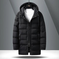 Modische Parka-Winterjacke - Anshelm in Schwarz