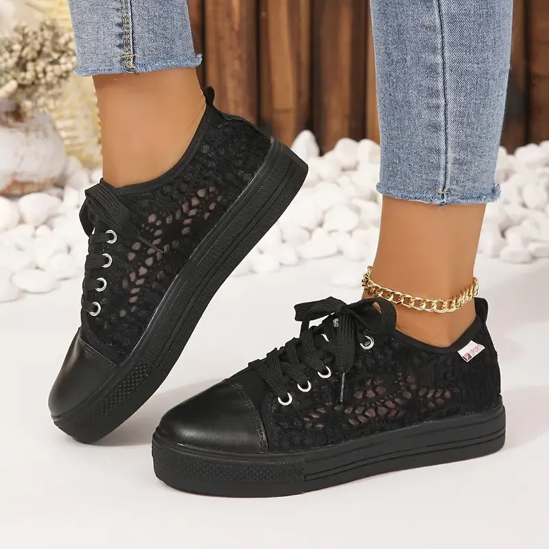 Modische bequeme Damen-Sneakers | Plateau