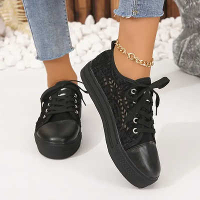 Modische bequeme Damen-Sneakers | Plateau