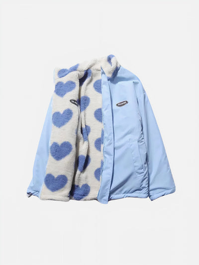 Modische doppelseitige Fleecejacke für Frauen - Dione