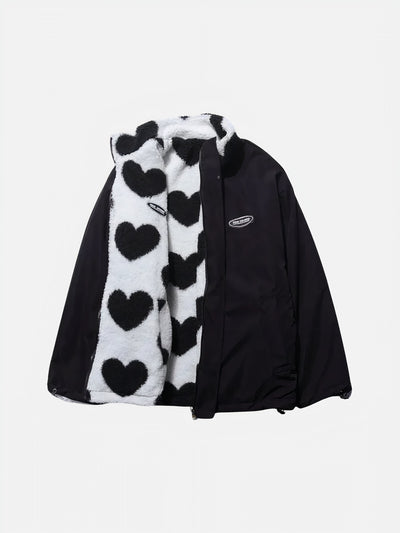 Modische doppelseitige Fleecejacke für Frauen - Dione