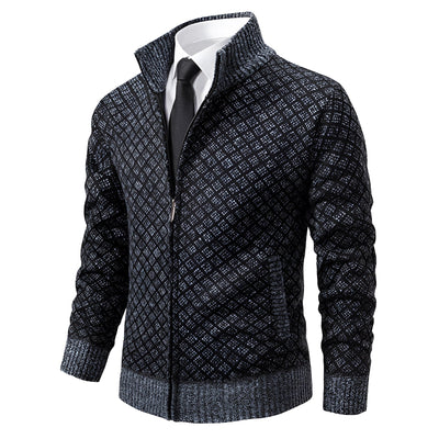 Modische Herren-Winterjacke mit Reißverschluss - Holger
