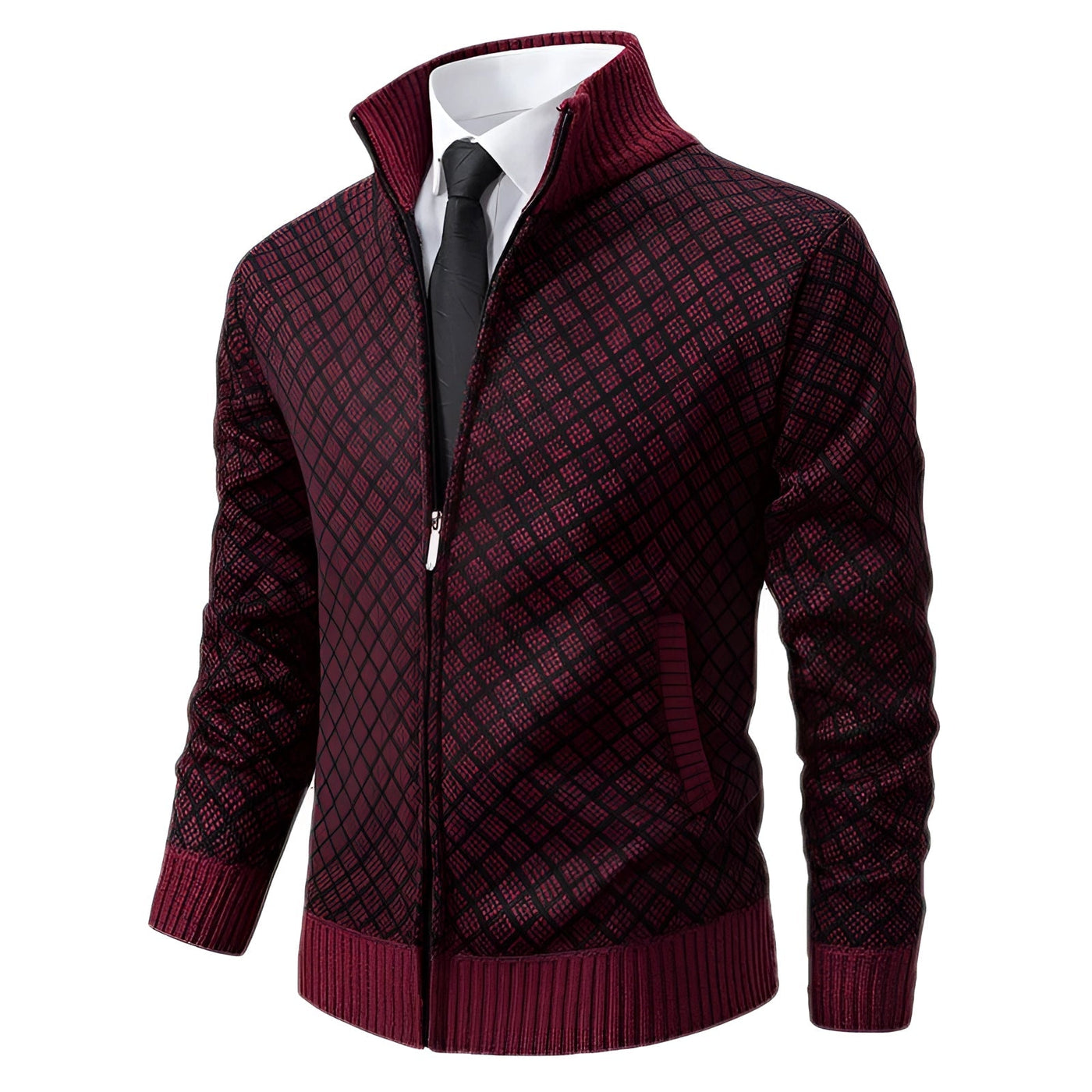 Modische Herren-Winterjacke mit Reißverschluss - Holger