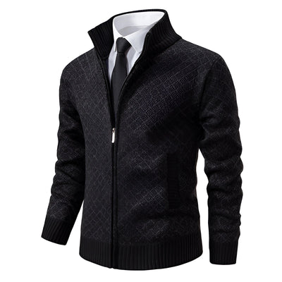 Modische Herren-Winterjacke mit Reißverschluss - Holger