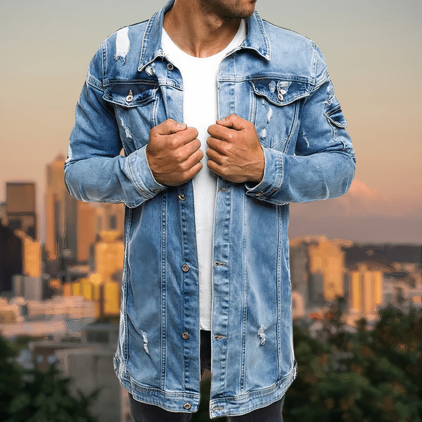Modische Jeansjacke für Männer - Ignaz
