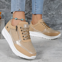 Modische und stützende Damen-Turnschuhe | Bequeme in Aprikose
