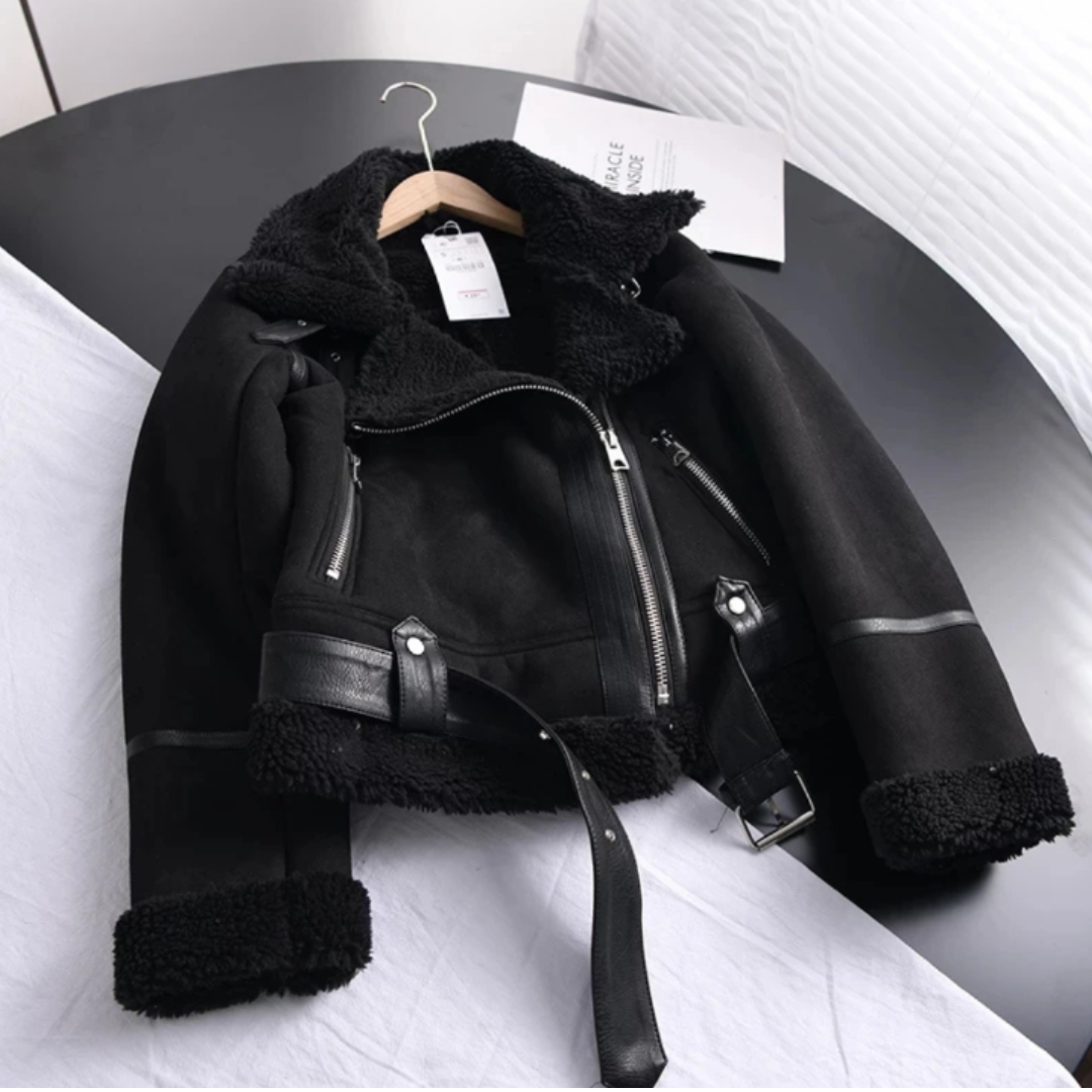 Modische warme Damen-Fleecejacke - Larina