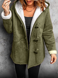 Modische Winterjacke für Frauen - Malina in Armeegrün