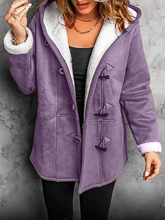 Modische Winterjacke für Frauen - Malina in Lila