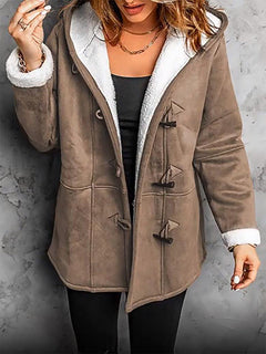 Modische Winterjacke für Frauen - Malina in Rotbraun