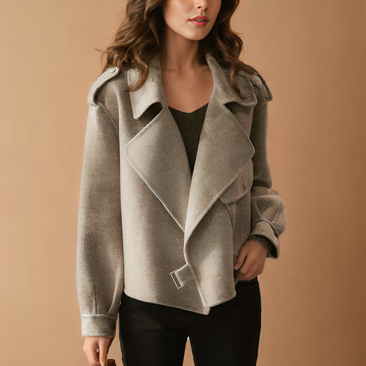 Modische Wolljacke für Damen - Mia
