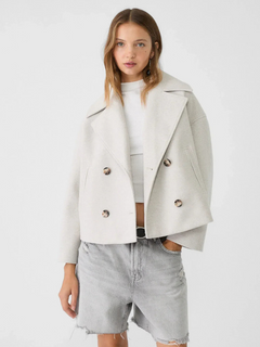 Modischer Kurzmantel für Damen | Kurzer in Beige