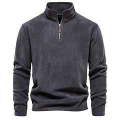 Modischer, warmer Pullover - Maurice in Dunkelgrau