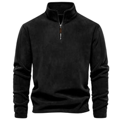 Modischer, warmer Pullover - Maurice in Schwarz