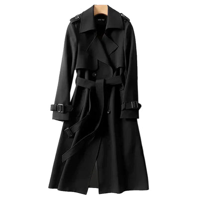 Damen Lang Trenchcoat | Elegante