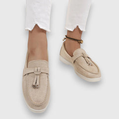 Gemma | Fußgewölbestütze Gepolstert Loafer in Beige