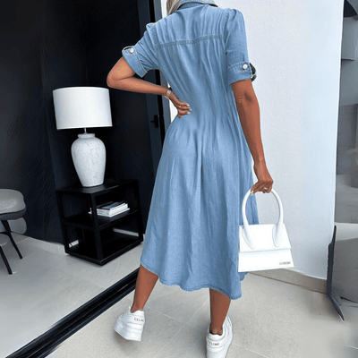 Midikleid mit Knöpfen für Damen