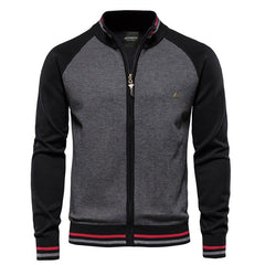Herren Slim-Fit Übergangsjacke | Sportlich & Kombinierbar in Schwarz