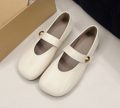 Alina® | Irene Leder Mary Janes in Weiß