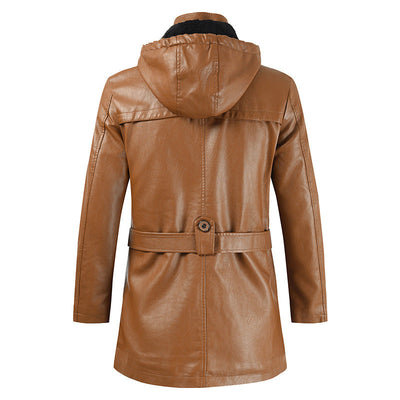 Leder Winterjacke für Männer