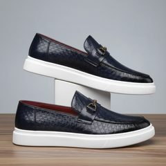 Aurelio Leder Schuhe in Blau