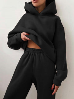 Nele | Gemütliches Jogging-Set in Schwarz