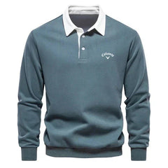 Noah | Herren Eleganter Polopullover in Grün