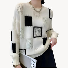 Alaina | Modischer Herbst-Pullover in Weiß