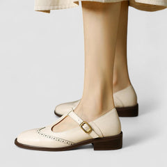 Olivia | Orthopädische Mary-Jane Schuhe in Beige