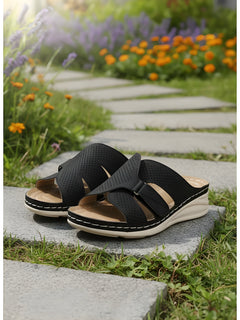 Mila | Elegante Sandalen Damen Trend in Schwarz