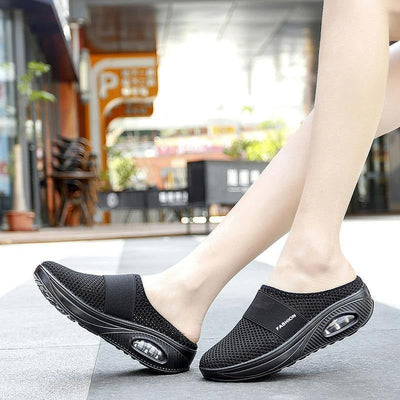 Mesh-Slip-On-Clog-Stil Turnschuhe für Damen