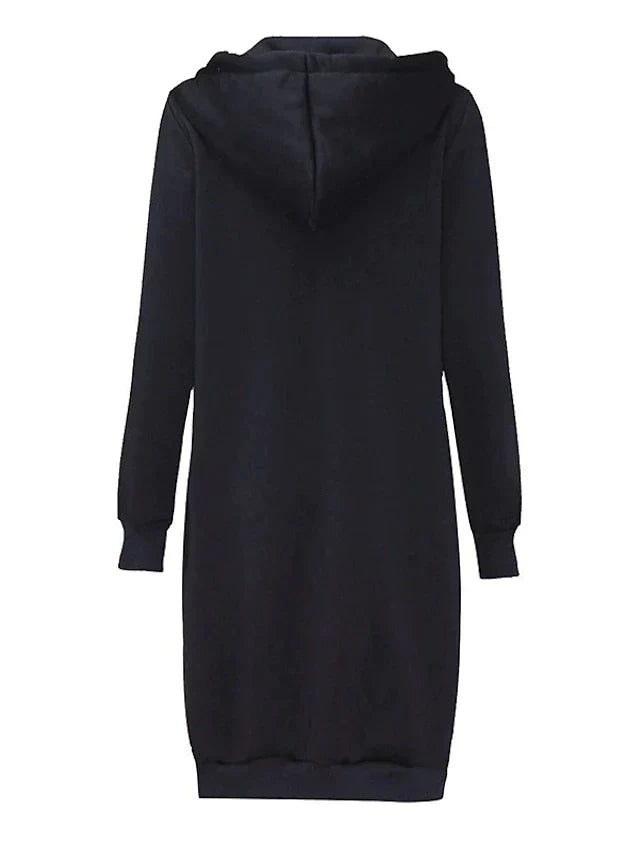Ember - Zip-Up Hoodie - Knielang