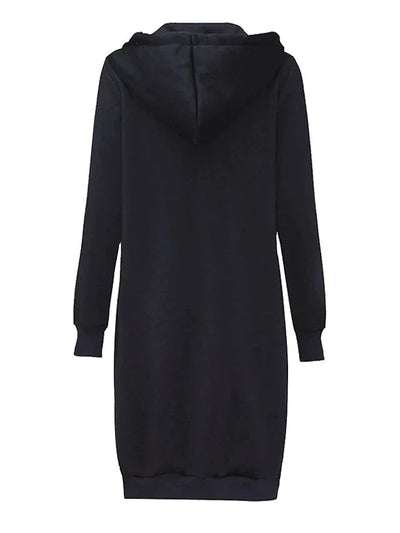Ember - Zip-Up Hoodie - Knielang