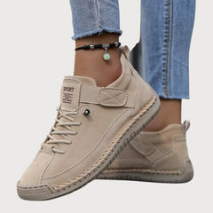 Brigitte | Damen Casual Orthopädische Sneaker in Beige