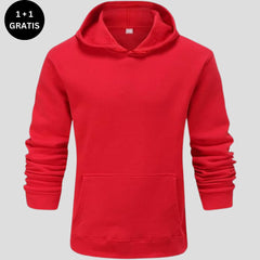TILMAN™ - Kapuzensweatshirt für Frühling und Herbst in Rot