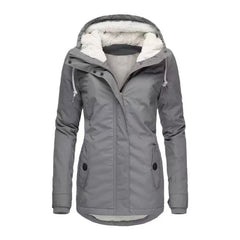 Dalila -  Elegante Winterjacke für Damen in Grau