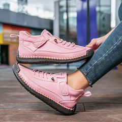 Alina | Damen Orthopädische Slip-on Sneaker in Rosa