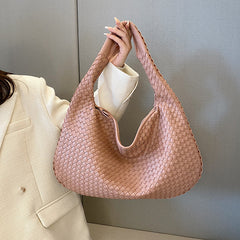 Laila - Gewebte Tasche in Hellrosa