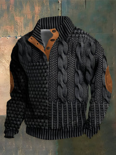 Auric | Unkomplizierter und schicker Winterpullover in Dunkelgrau