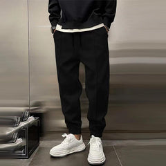 Armin | Elegante Jogginghose in Schwarz