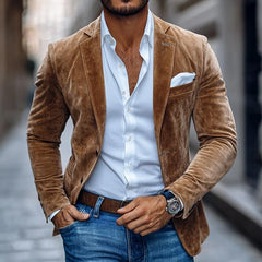 STEFAN I ELEGANTER BLAZER in Braun